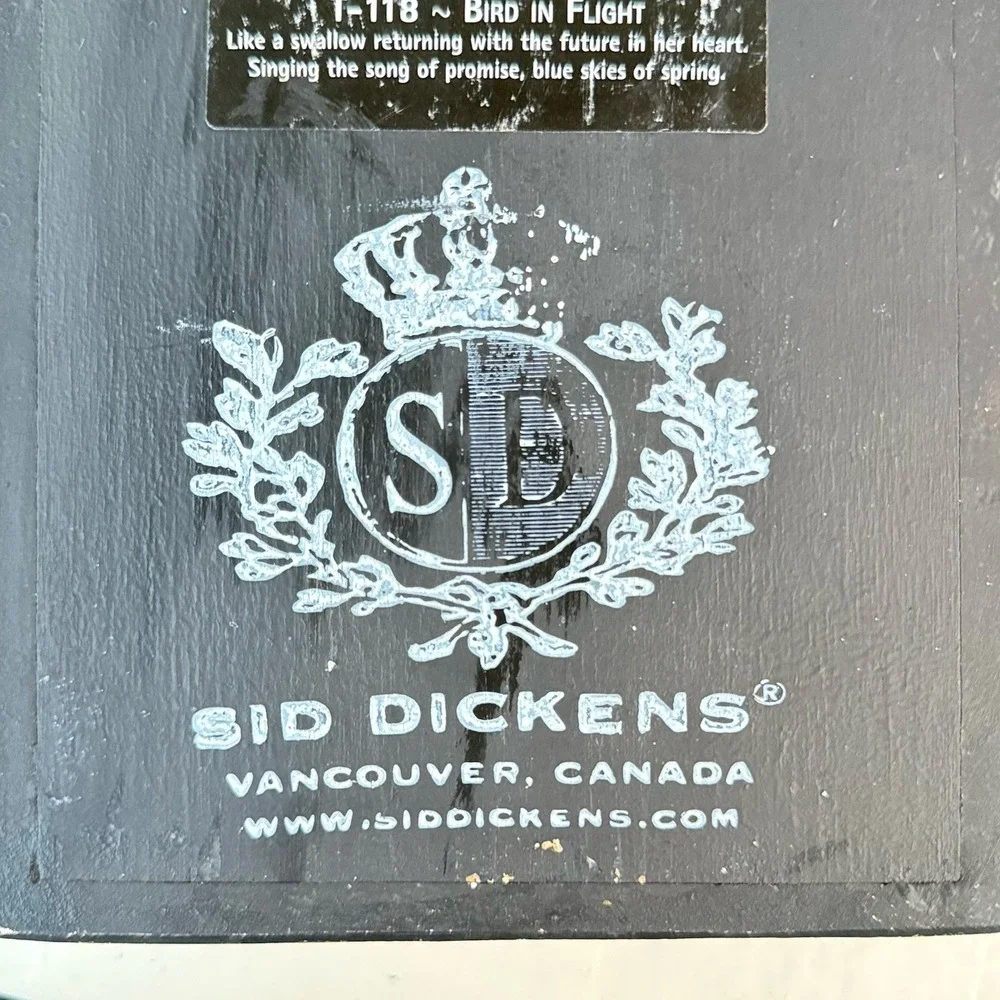 Sid Dickens Memory Block T-118 Bird In Flight RARE Retired Tile #965